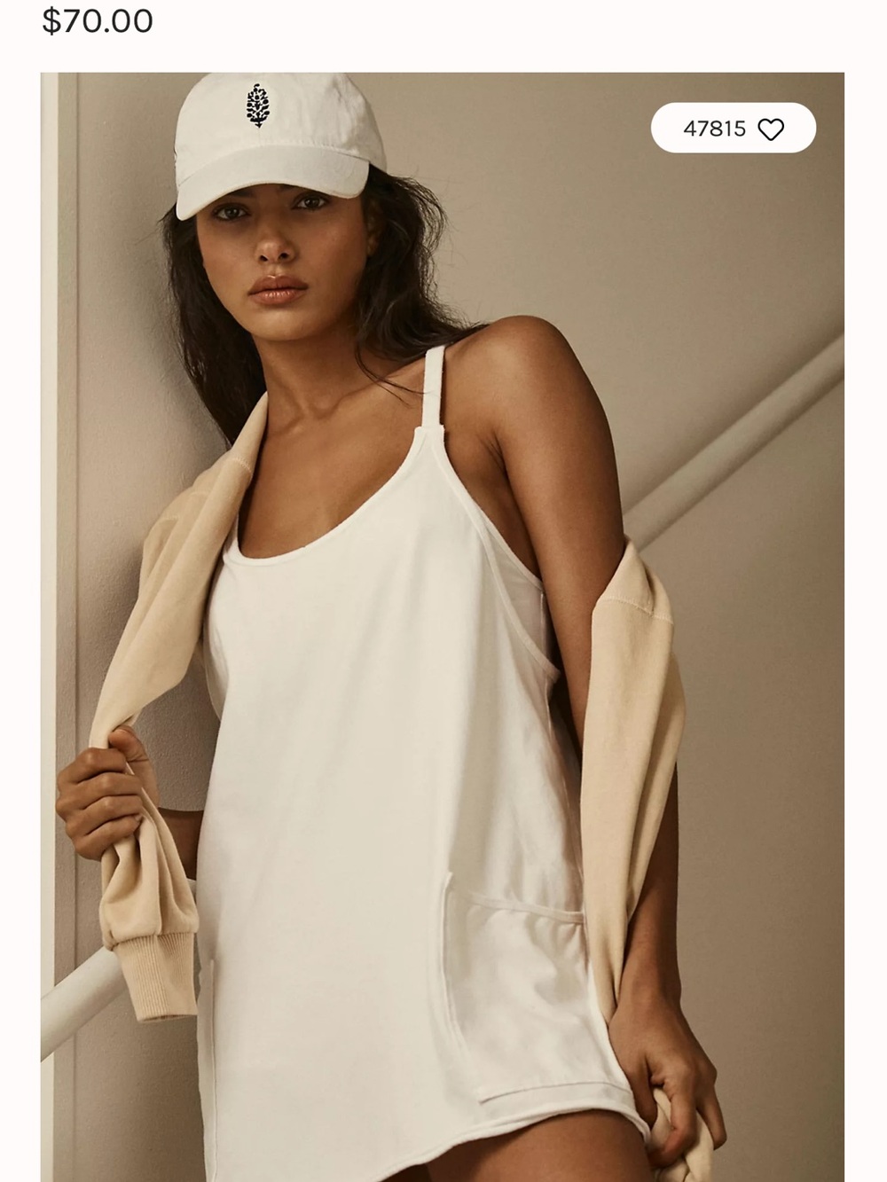 Free People Hot Shot Mini Dress, Color White, Size Large